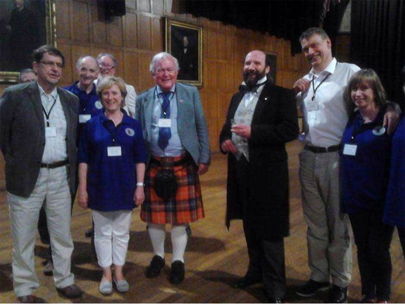 Aberdeen Branch Members with Gerald Dickens