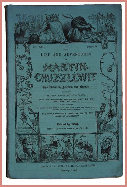 Martin Chuzzlewit - original monthly cover