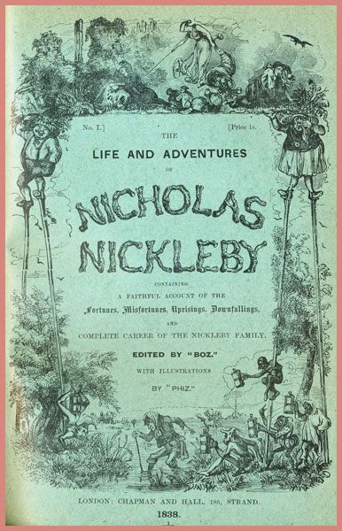 Nicholas Nickleby - original cover